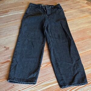 Levi's Women's Relaxed Black Jeans baggy dad size 23 washed black